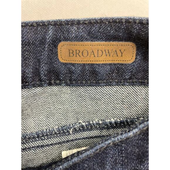 Nine West Broadway jeans size 6 waist 27 bootcut dark denim wash cotton blend - Picture 6 of 16